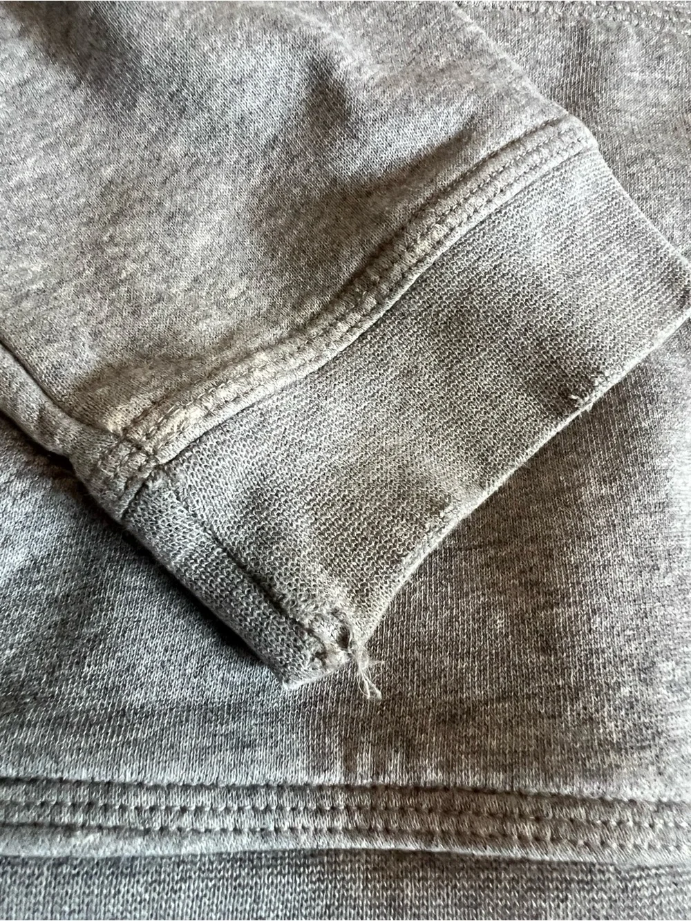 Nike Gray Hooded Pullover Sweatshirt with White Swoosh